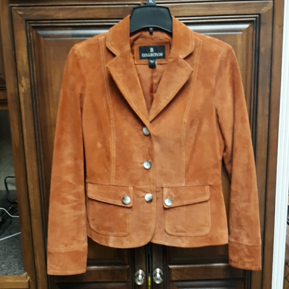 Collection B Genuine Leather Jacket - Picture 1 of 4